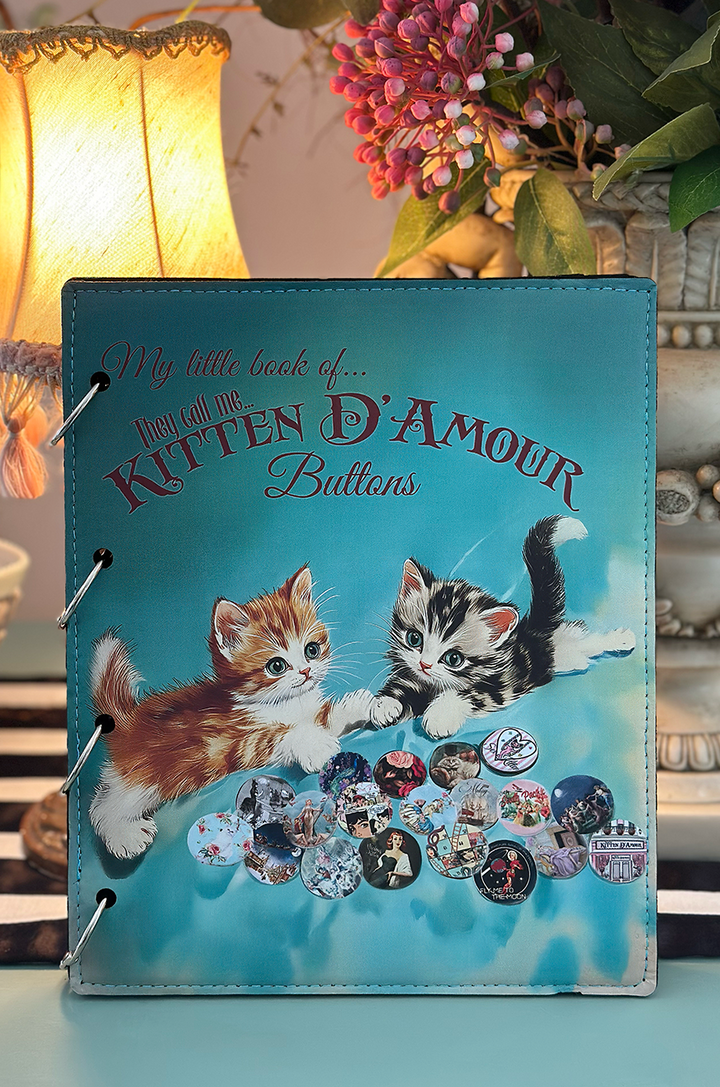 My Little Book Of... Kitten D'Amour Buttons - Kitten D'Amour