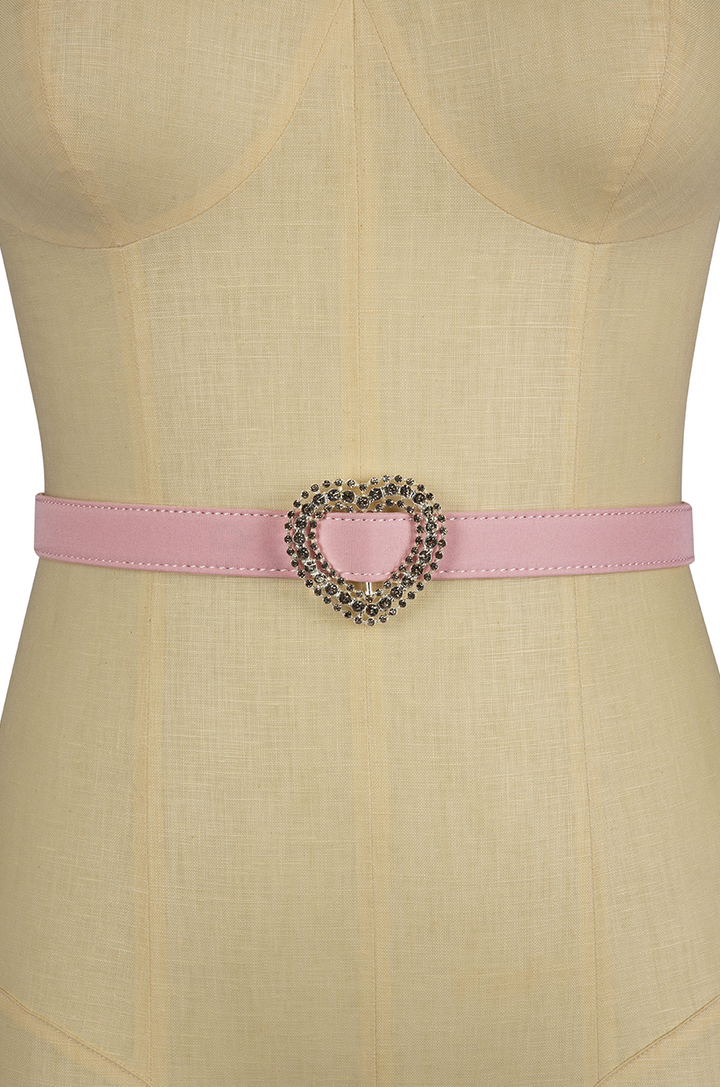 SweetHeart Belt (Pink) - Kitten D'Amour