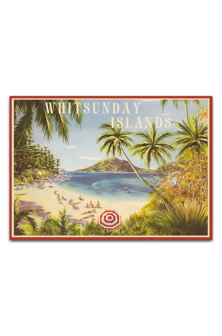 Wish You Were Here Follies Brooch (Whitsundays) - Kitten D'Amour