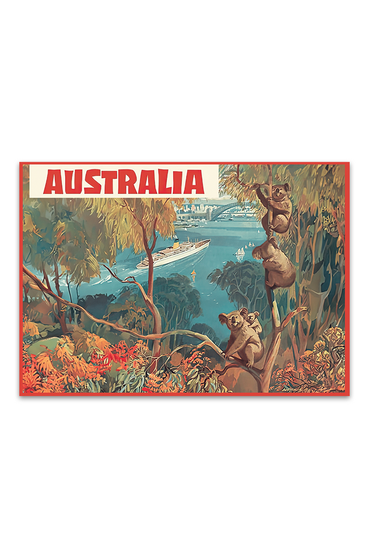 Wish You Were Here Follies Brooch (Australia) - Kitten D'Amour