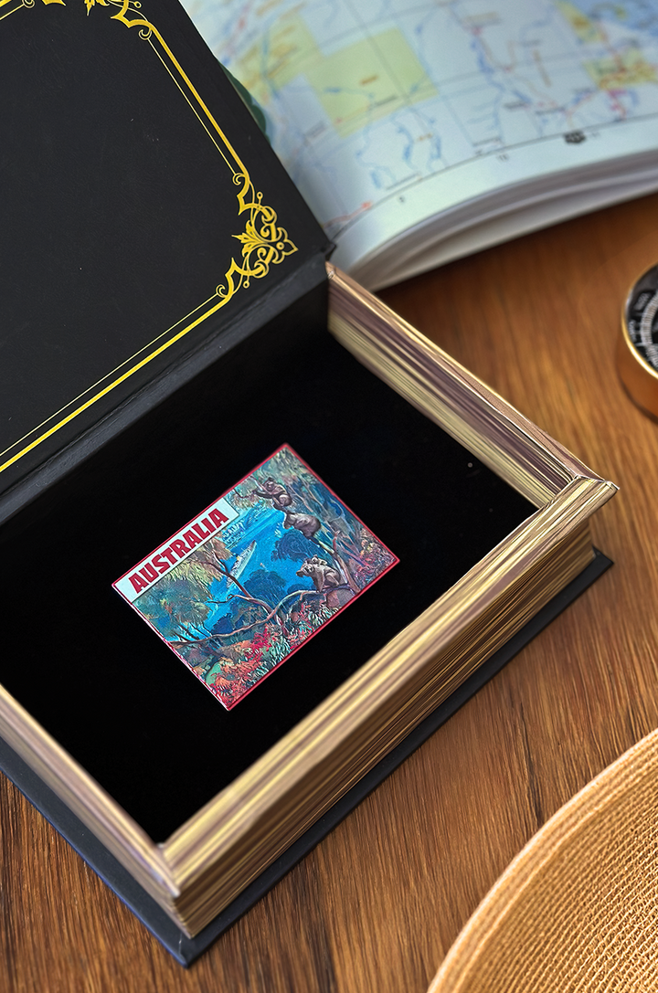 Wish You Were Here Follies Brooch (Australia) - Kitten D'Amour