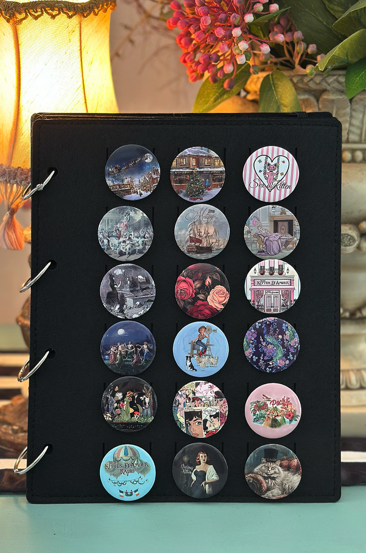 My Little Book Of... Kitten D'Amour Buttons - Kitten D'Amour
