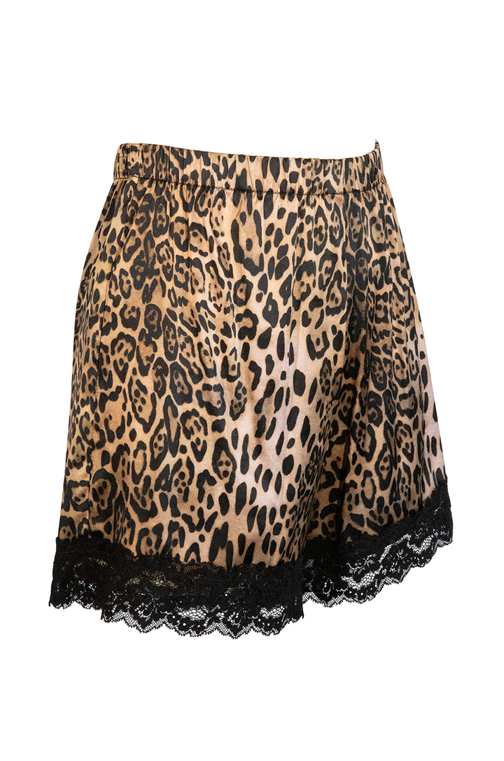 Queen Of The Jungle Silk Shorts - Kitten D'Amour