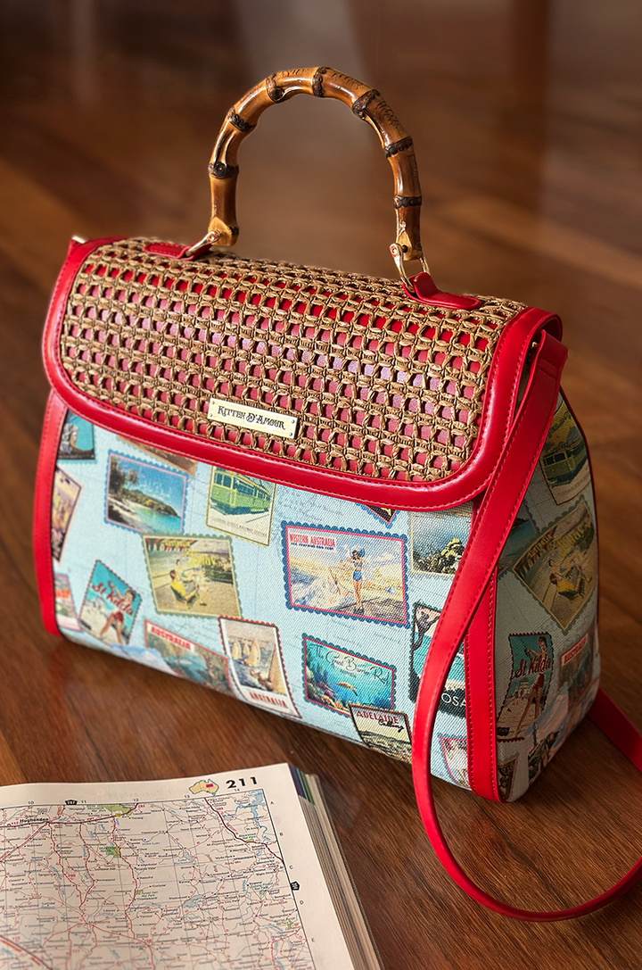 Wish You Were Here Handbag - Kitten D'Amour