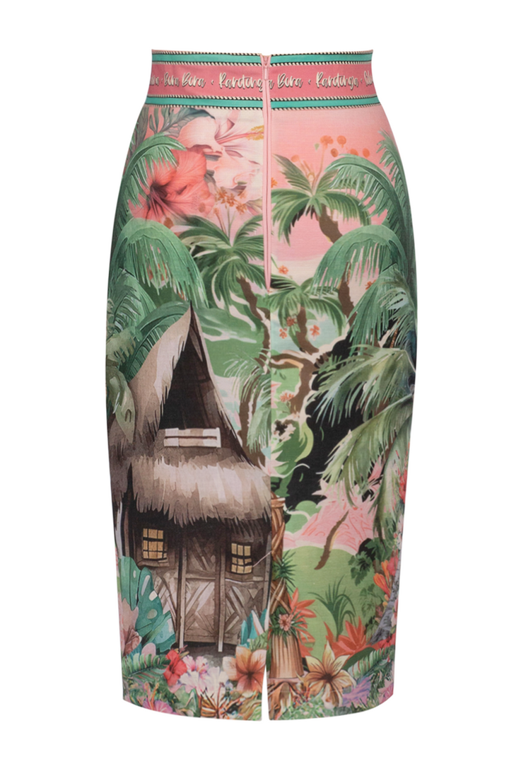 South Pacific Wiggle Skirt - Kitten D'Amour