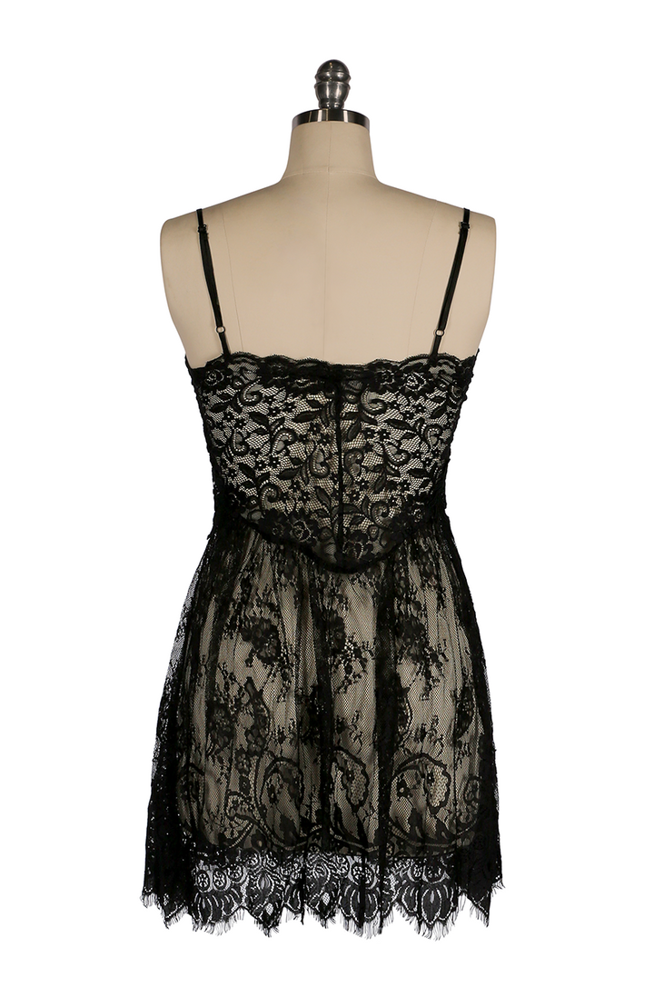 D'Amour Chemise (Black) - Kitten D'Amour