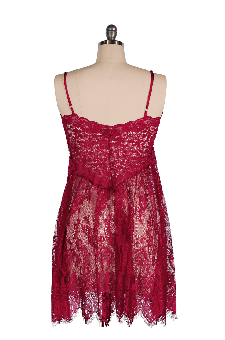 D'Amour Chemise (Red) - Kitten D'Amour