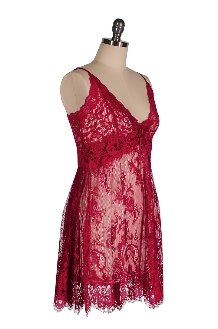 D'Amour Chemise (Red) - Kitten D'Amour