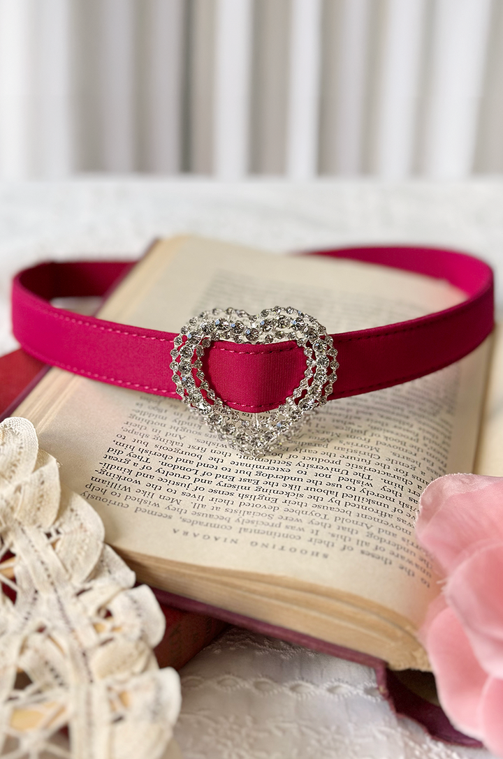 SweetHeart Belt (Red) - Kitten D'Amour