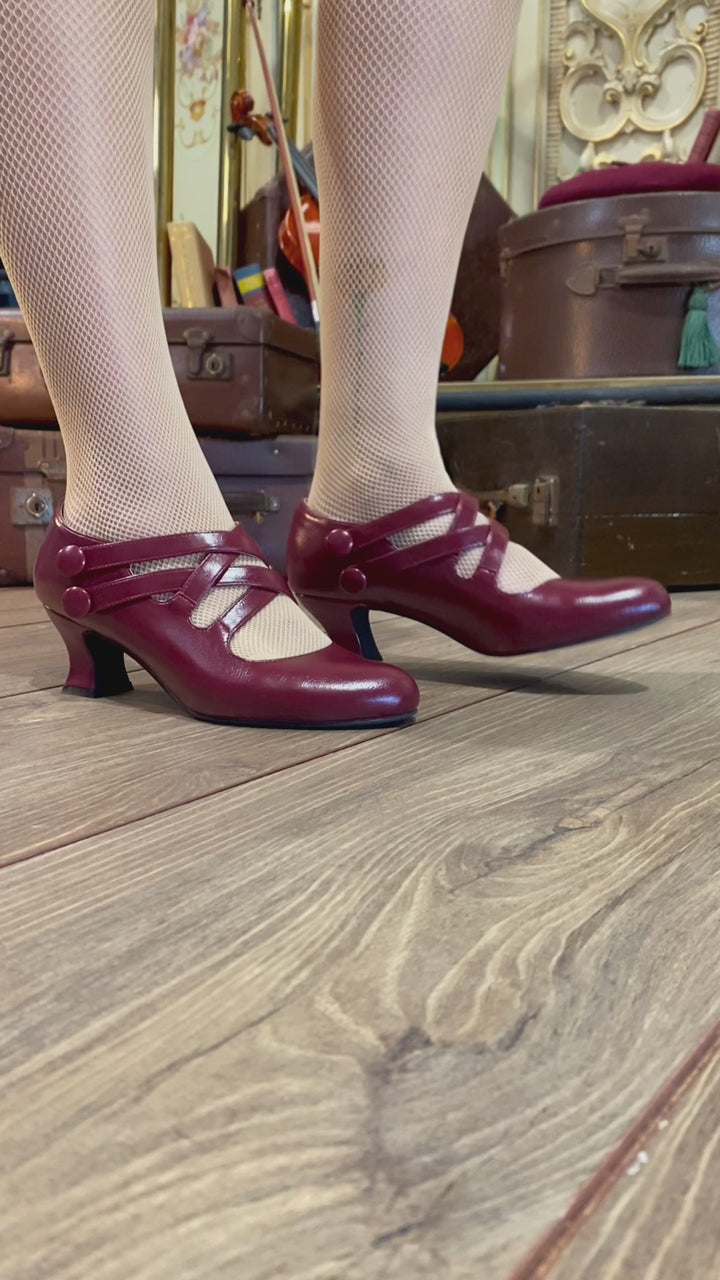 Harlem Twist Shoe (Burgundy)