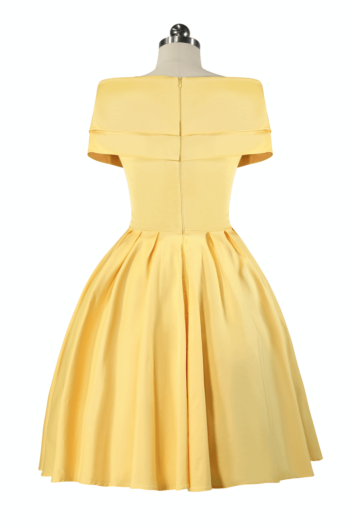 D'Amour L'Avenue Dress (Yellow) - Kitten D'Amour