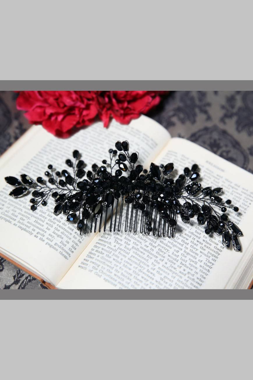 Regency Rhinestone Hair Comb - Kitten D'Amour