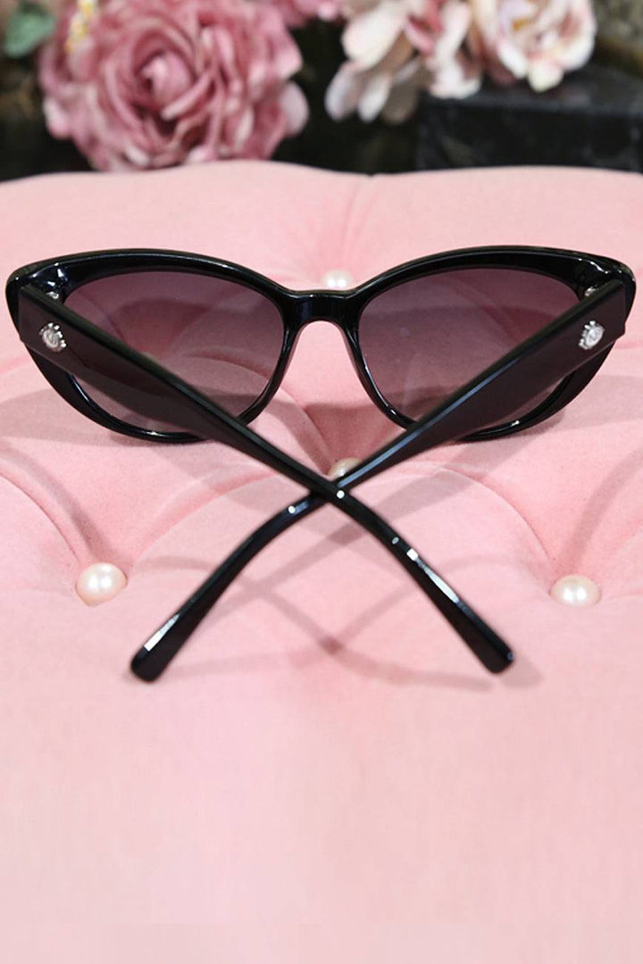 D'Amour Cat Eye Sunglasses (Classic Black) - Kitten D'Amour