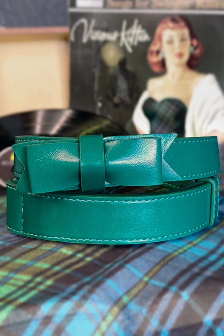 Charm School Belt (Teal) - Kitten D'Amour