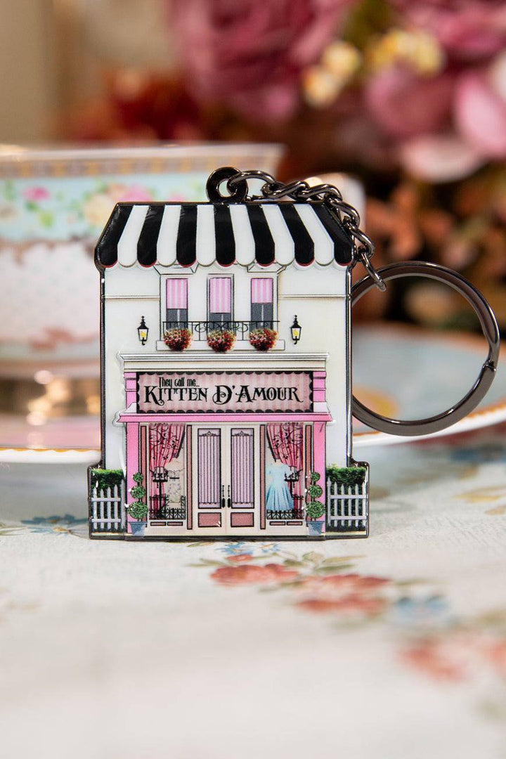 D'Amour Shopfront Keyring - Kitten D'Amour