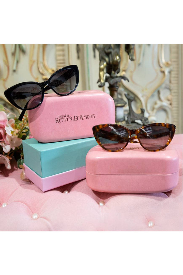D'Amour Cat Eye Sunglasses (Classic Black) - Kitten D'Amour