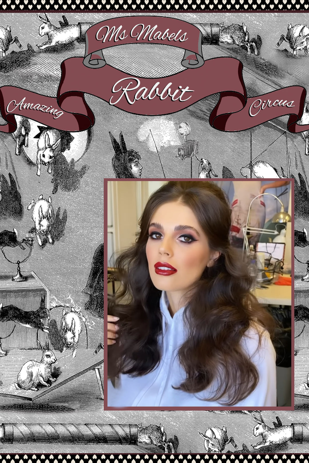 Behind the scenes featuring 'Ms Mabels Amazing Rabbit Circus' Hair and Make-Up