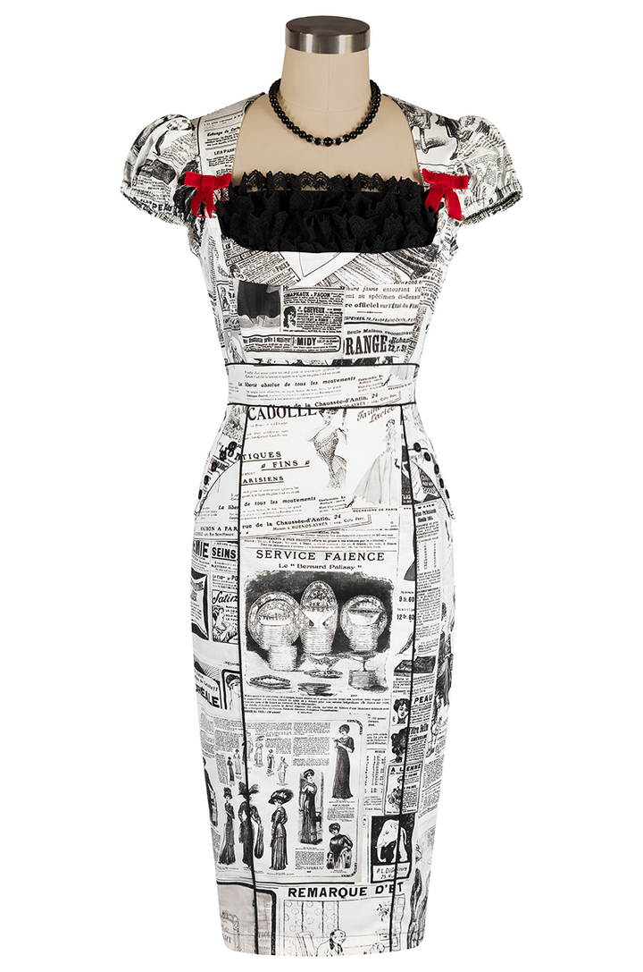 Read All About It Wiggle Dress