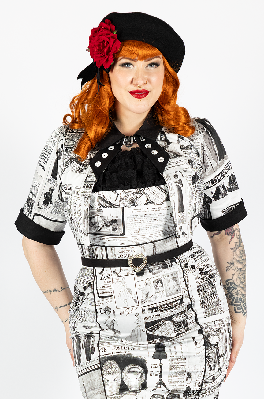 Read All About It Crop Jacket