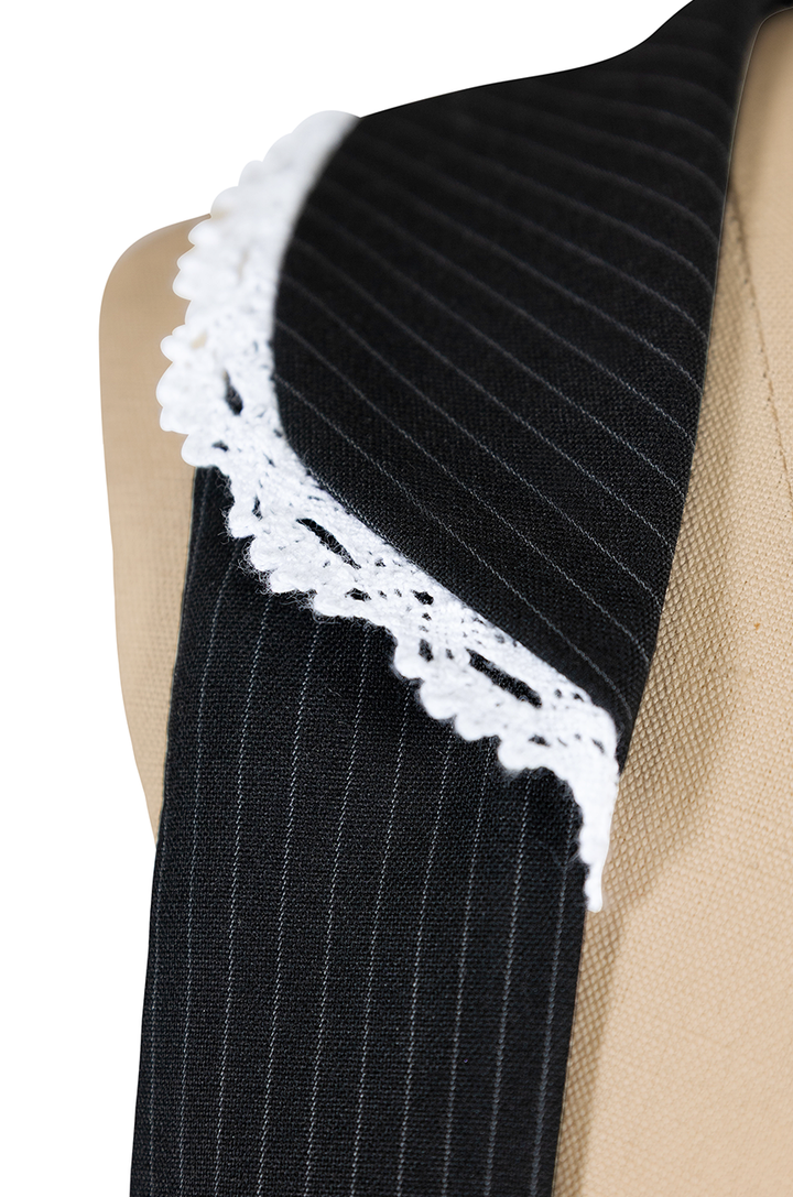 Read All About It Pinstripe Wiggle Dress