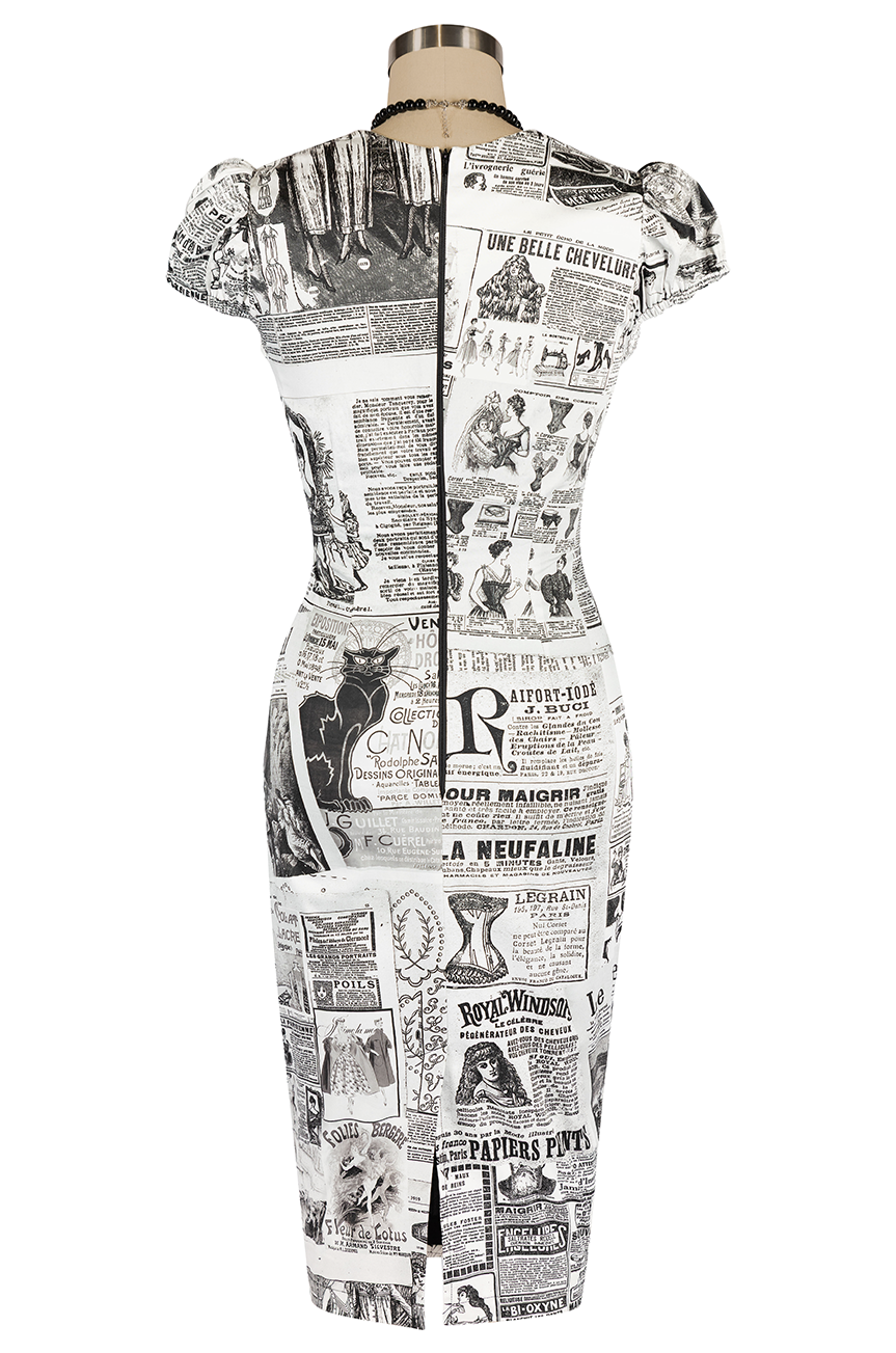 Read All About It Wiggle Dress