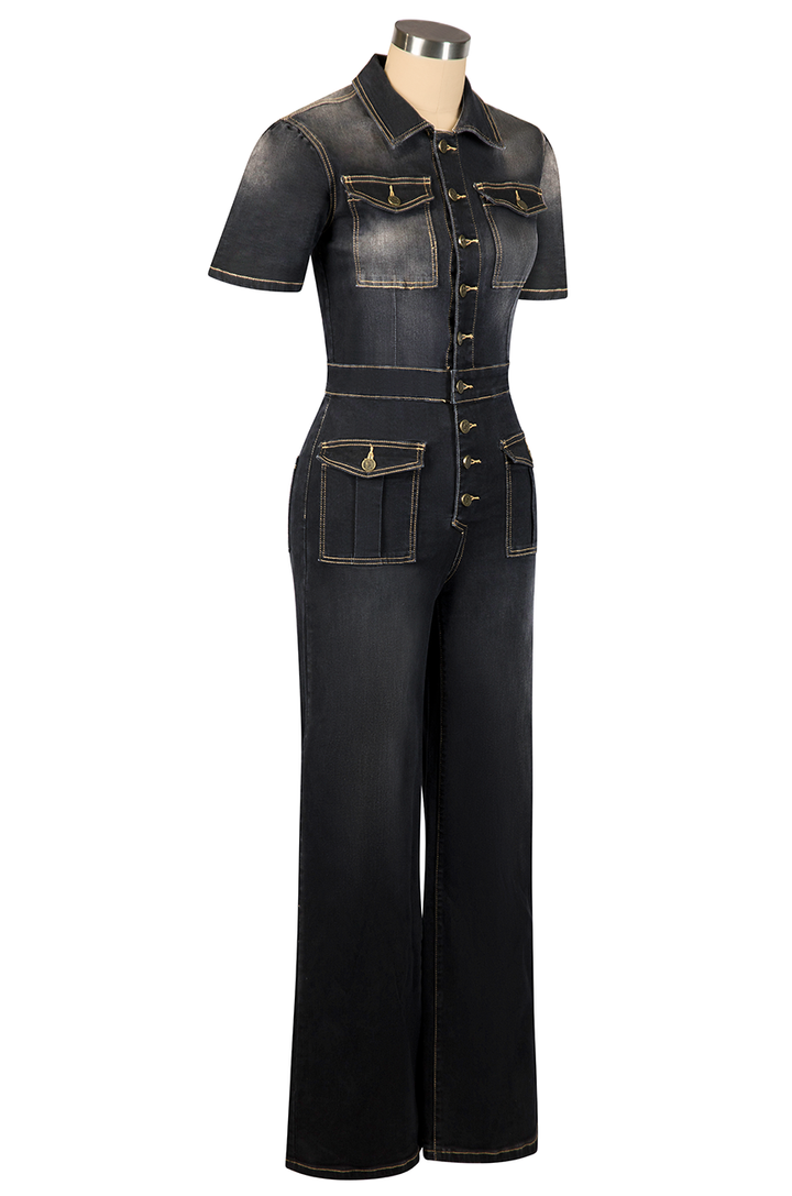 Daytona Jumpsuit (Black)