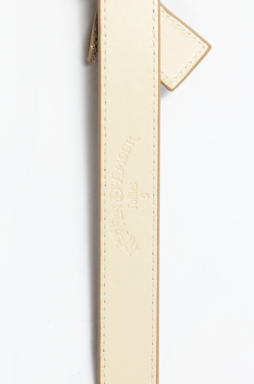 Pretty Kitty Follies Sparkle Bow Belt (Champagne)
