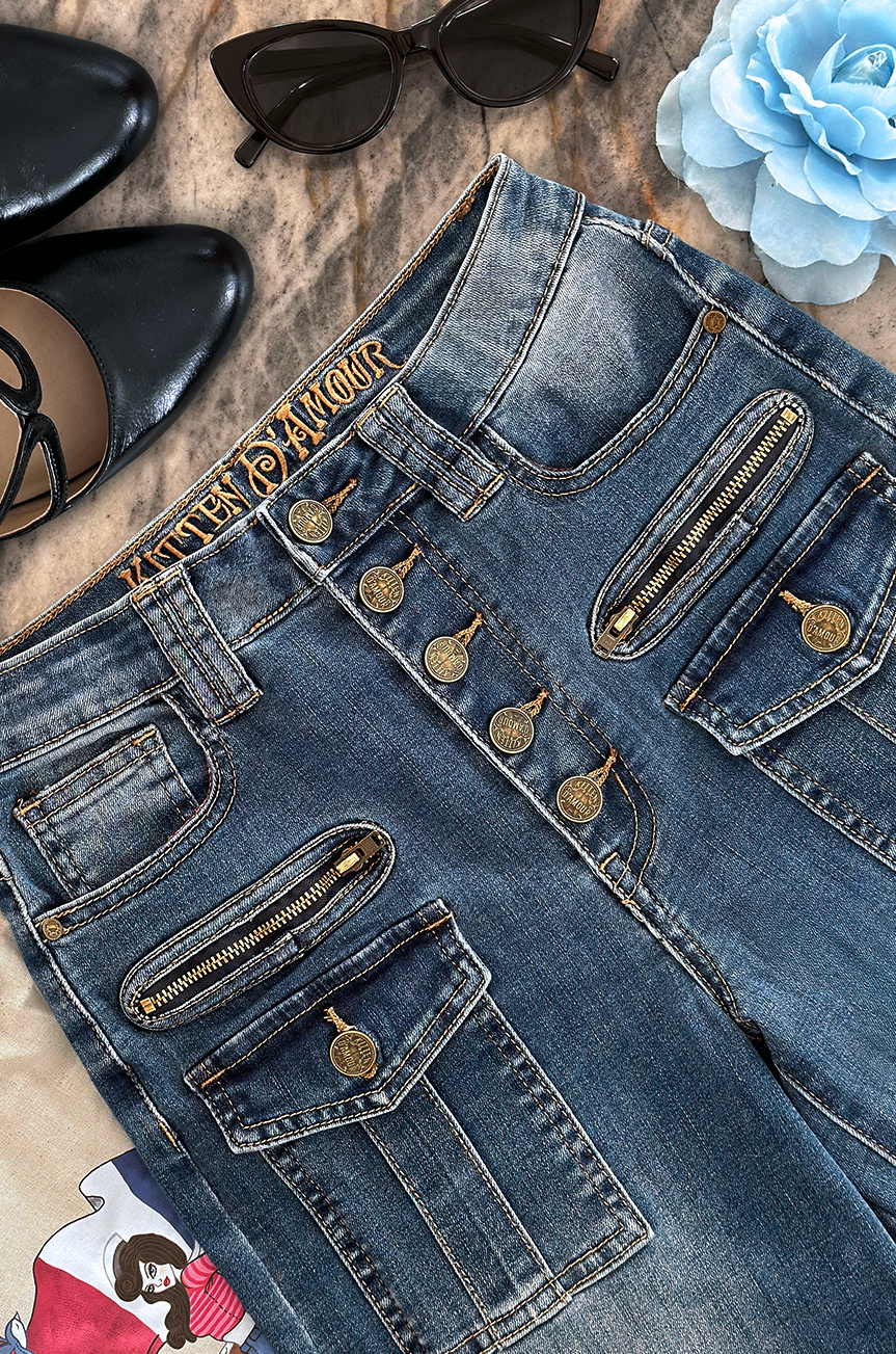 El Dorado Jean (Light Denim) - Kitten D'Amour