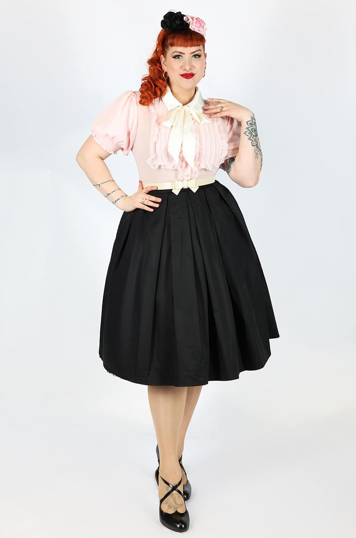 Kitten Noir Blouse (Pink)