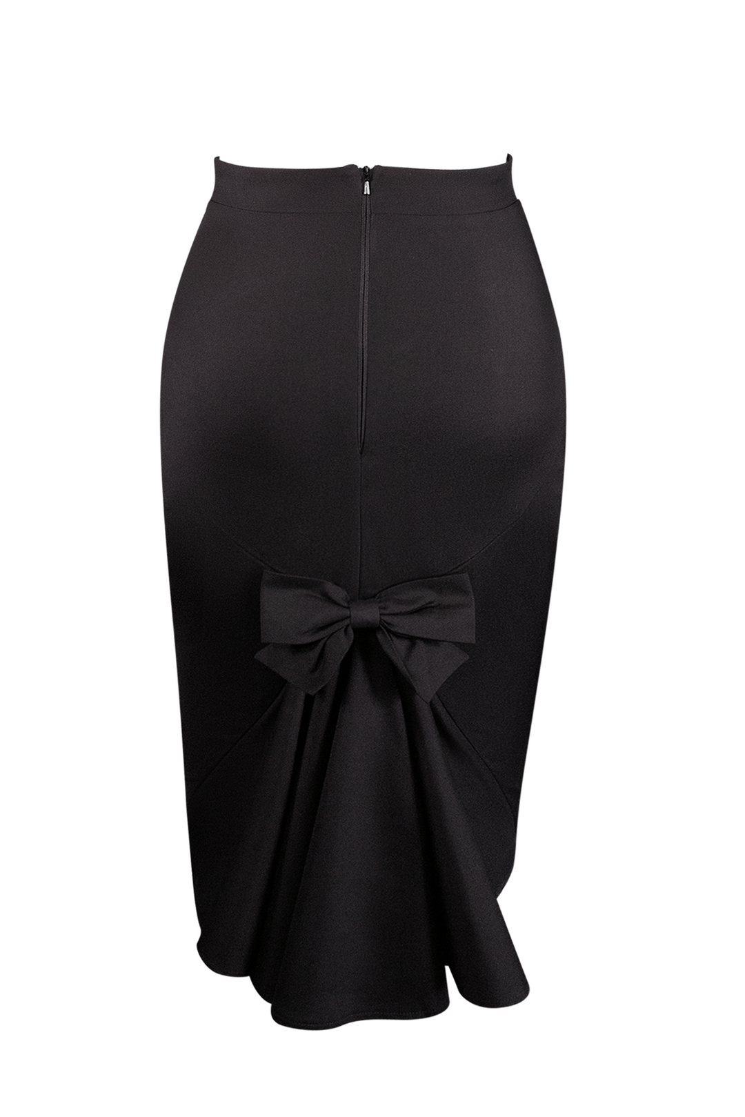 Heiress Wiggle Skirt (Black) - Kitten D'Amour
