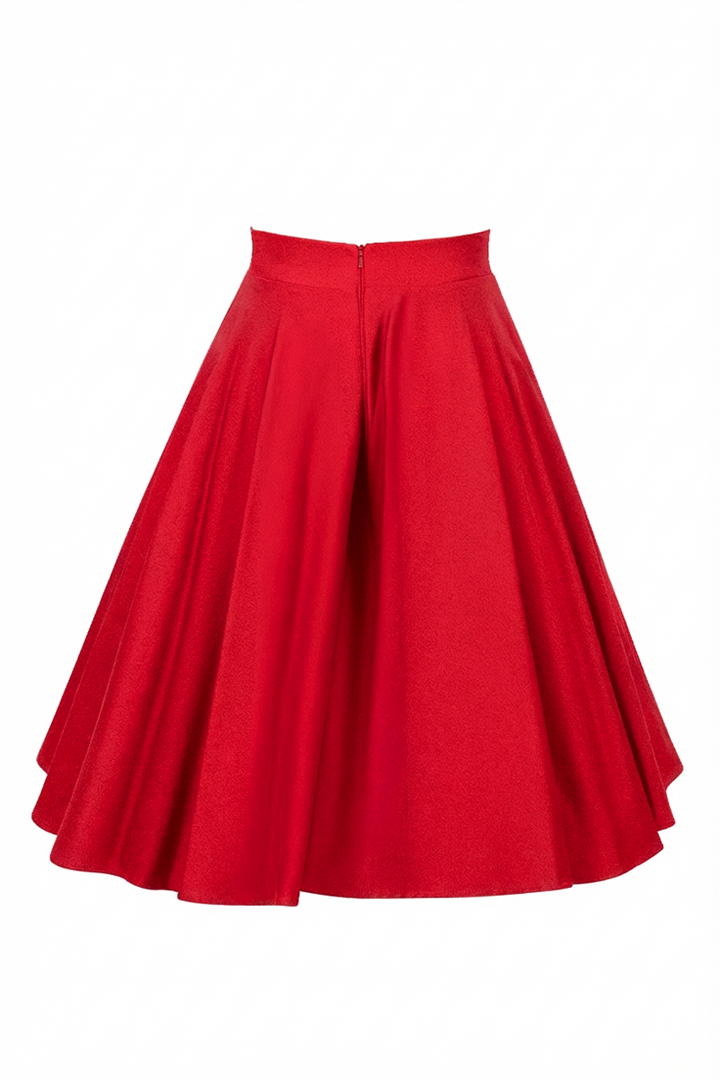 Dottie Darling Skirt (Red)