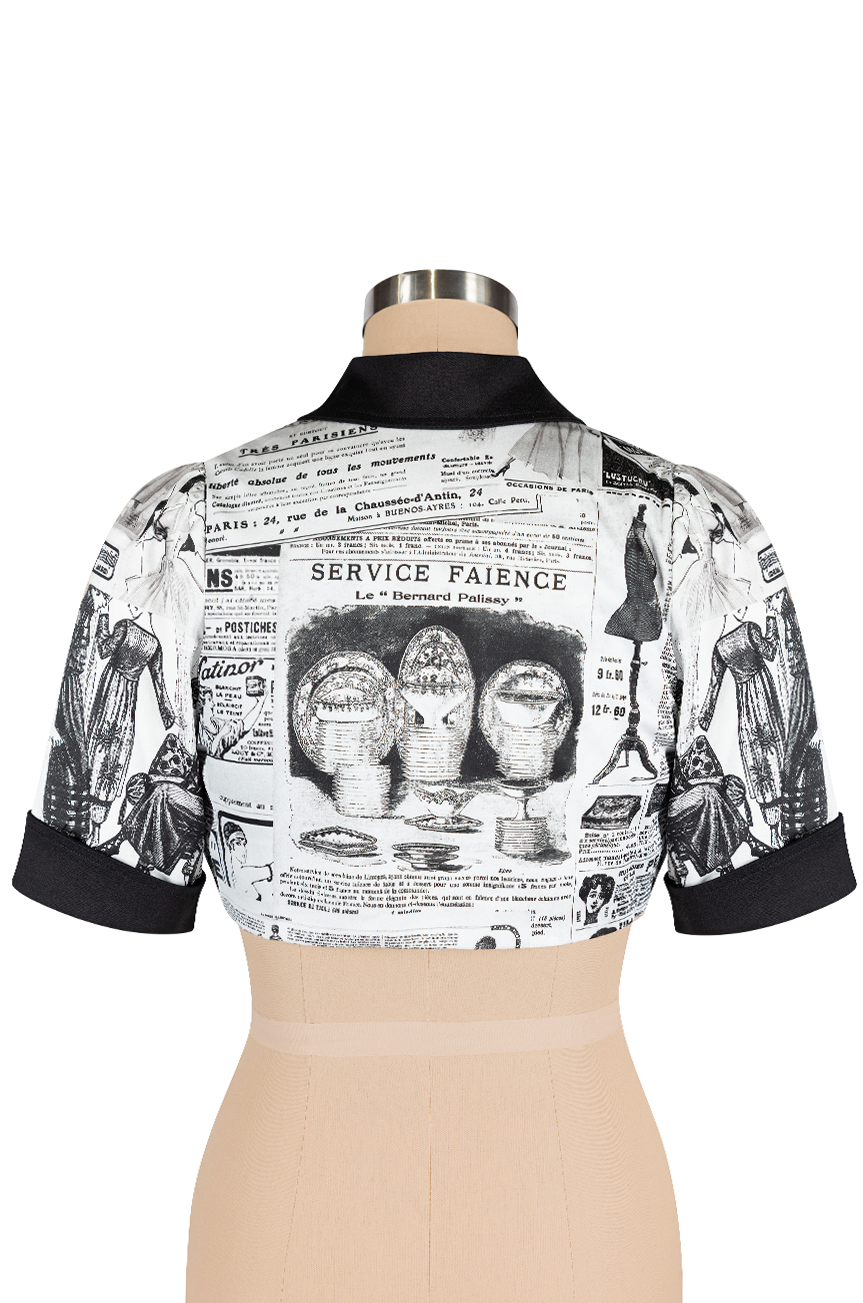 Read All About It Crop Jacket