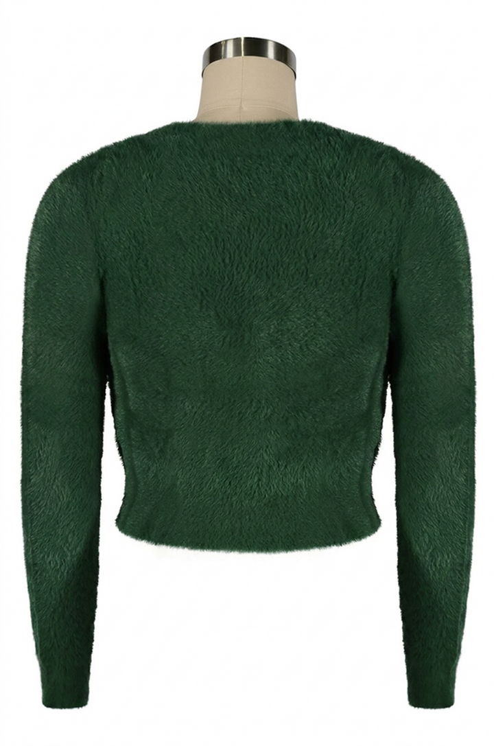 Powder Puff Cardigan (Green)