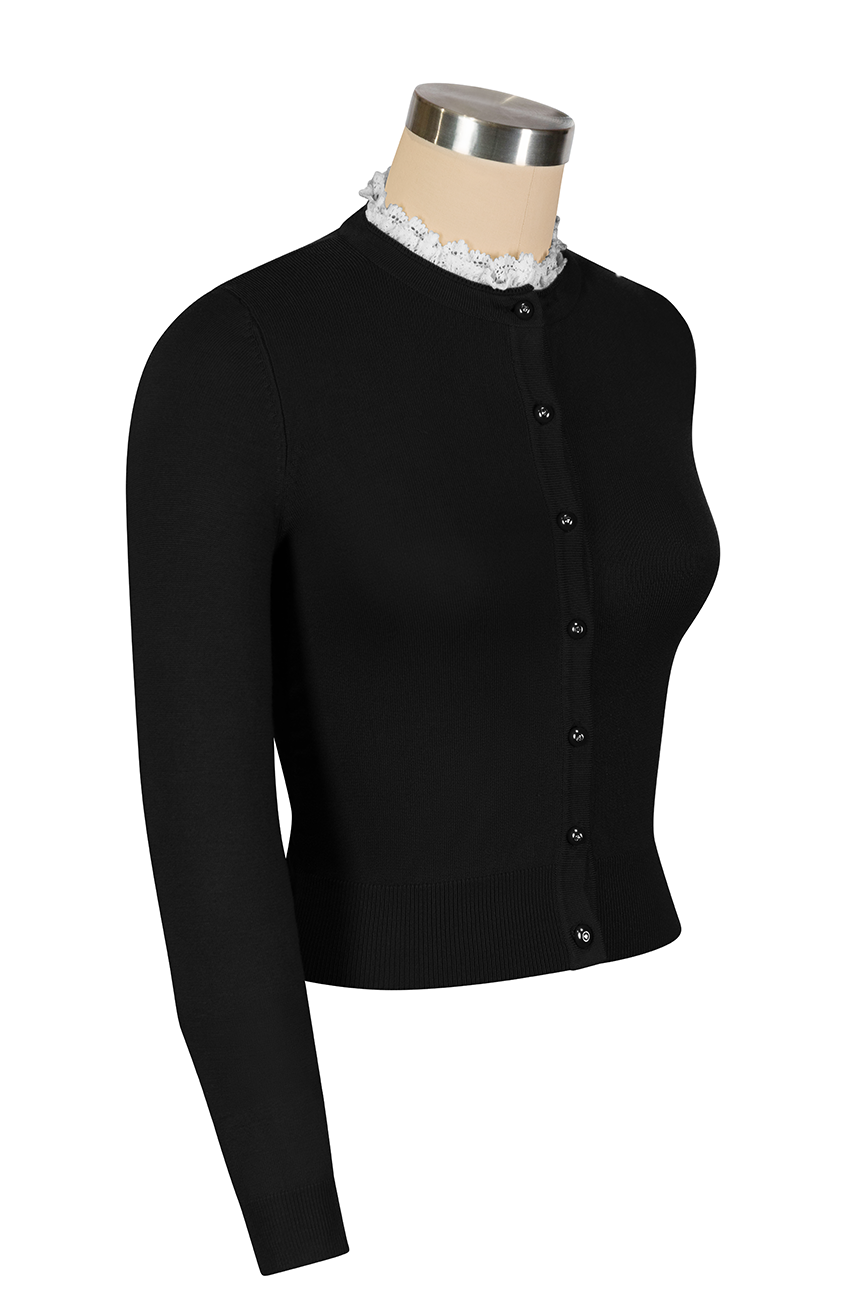 Belle Boheme Cardigan (Black)