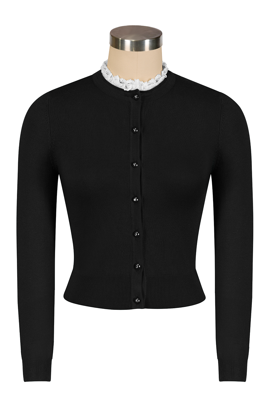 Belle Boheme Cardigan (Black)