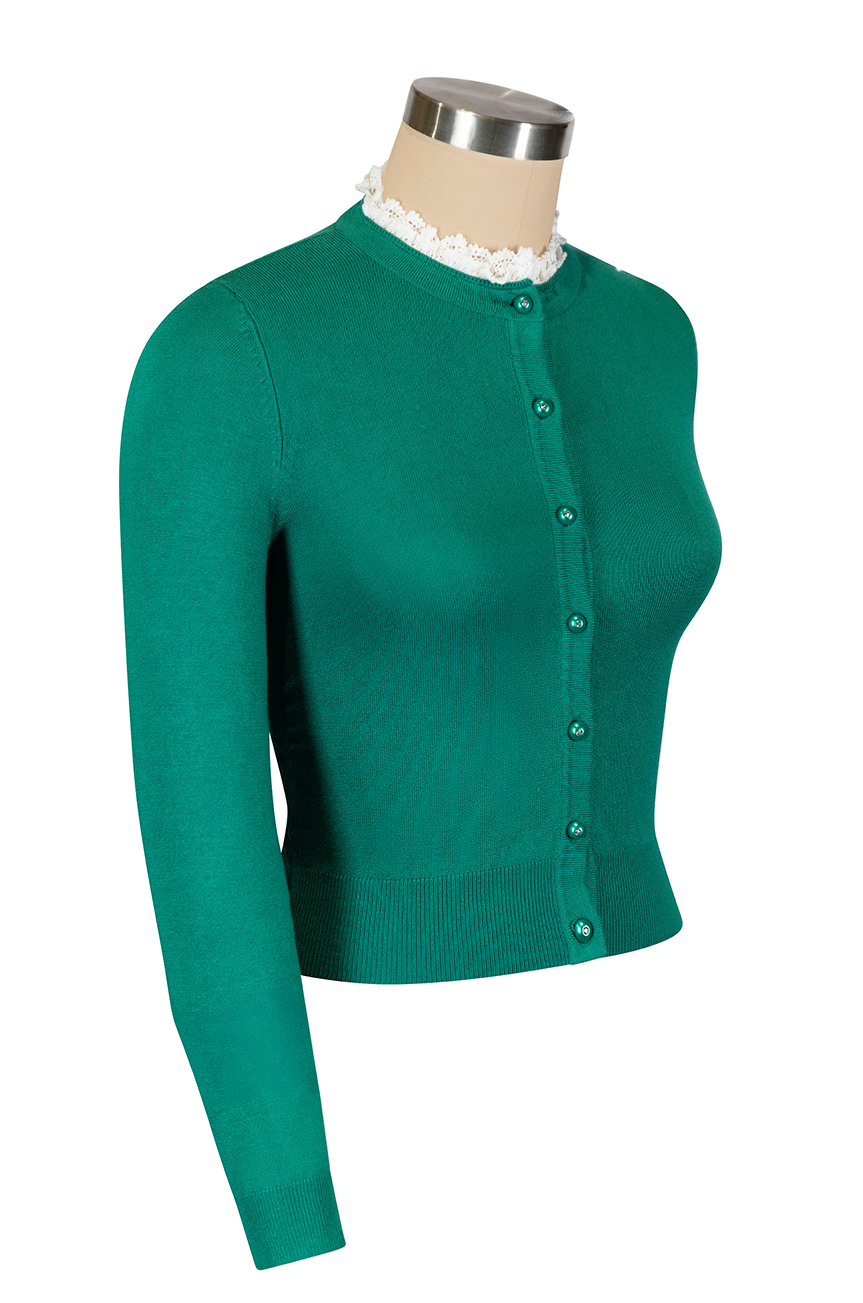 Belle Boheme Cardigan (Green)
