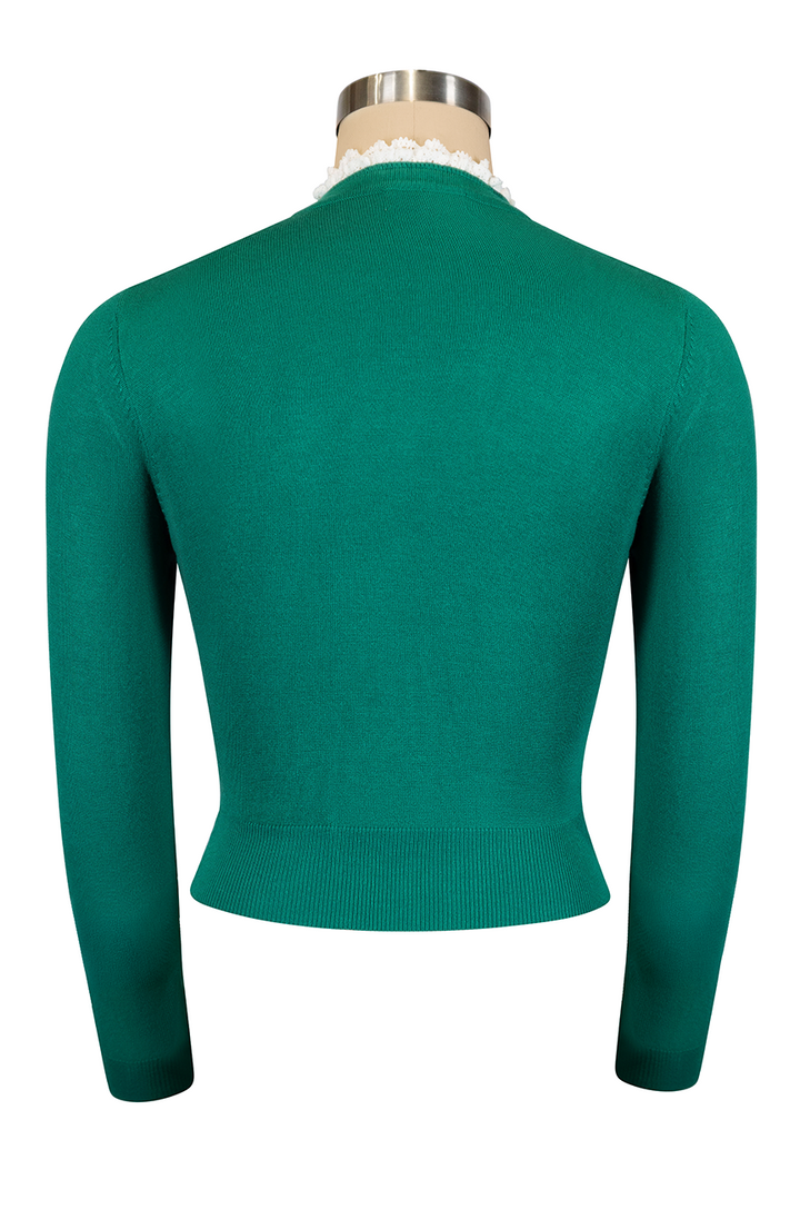 Belle Boheme Cardigan (Green)