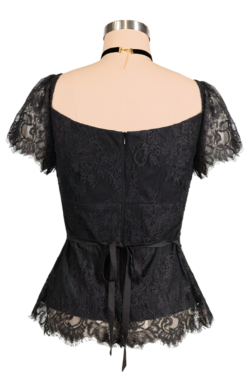 Belle Boheme Lace Camisole (Black)