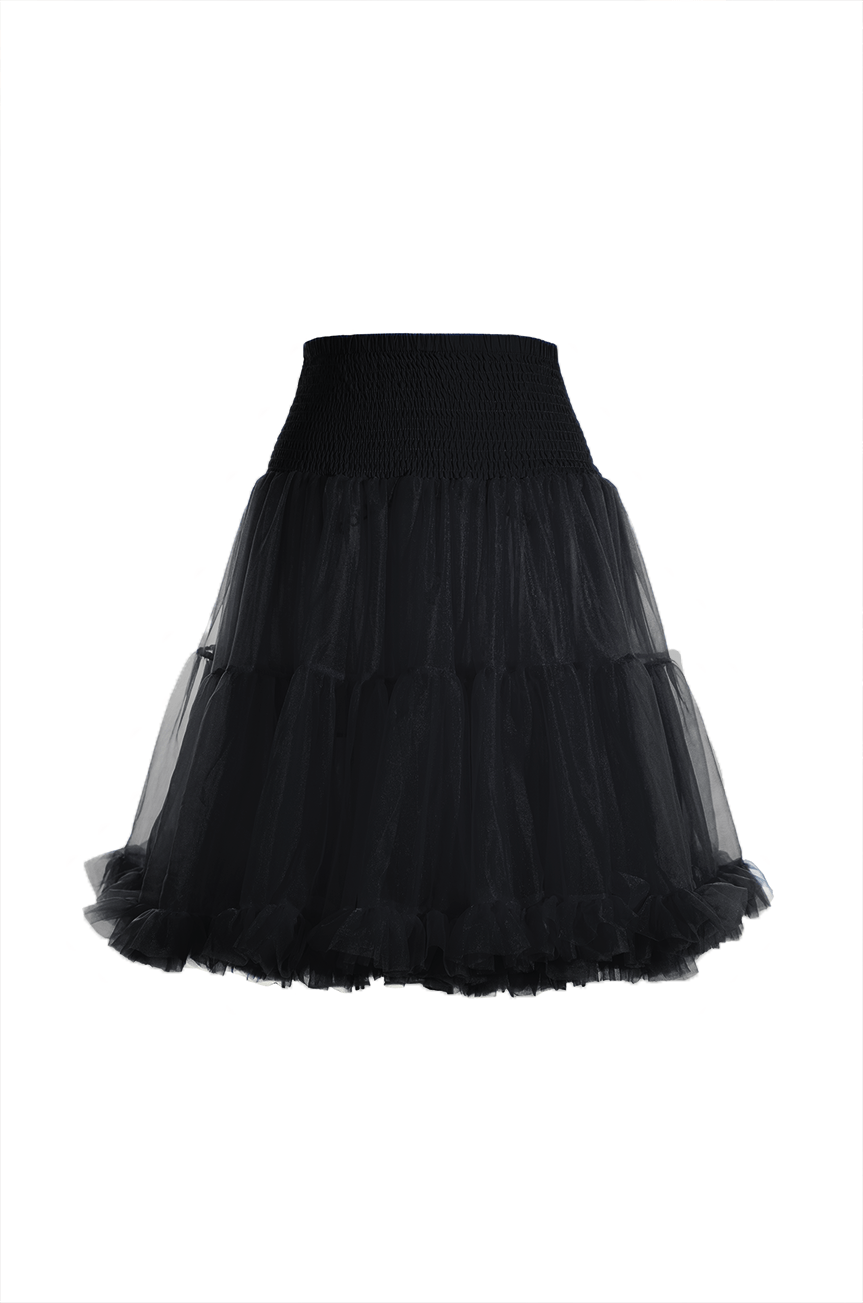 Vintage Classic Petticoat (Black) - Kitten D'Amour