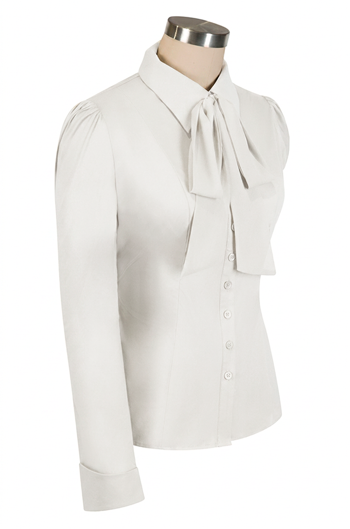 Office Affair Classic Blouse (White)