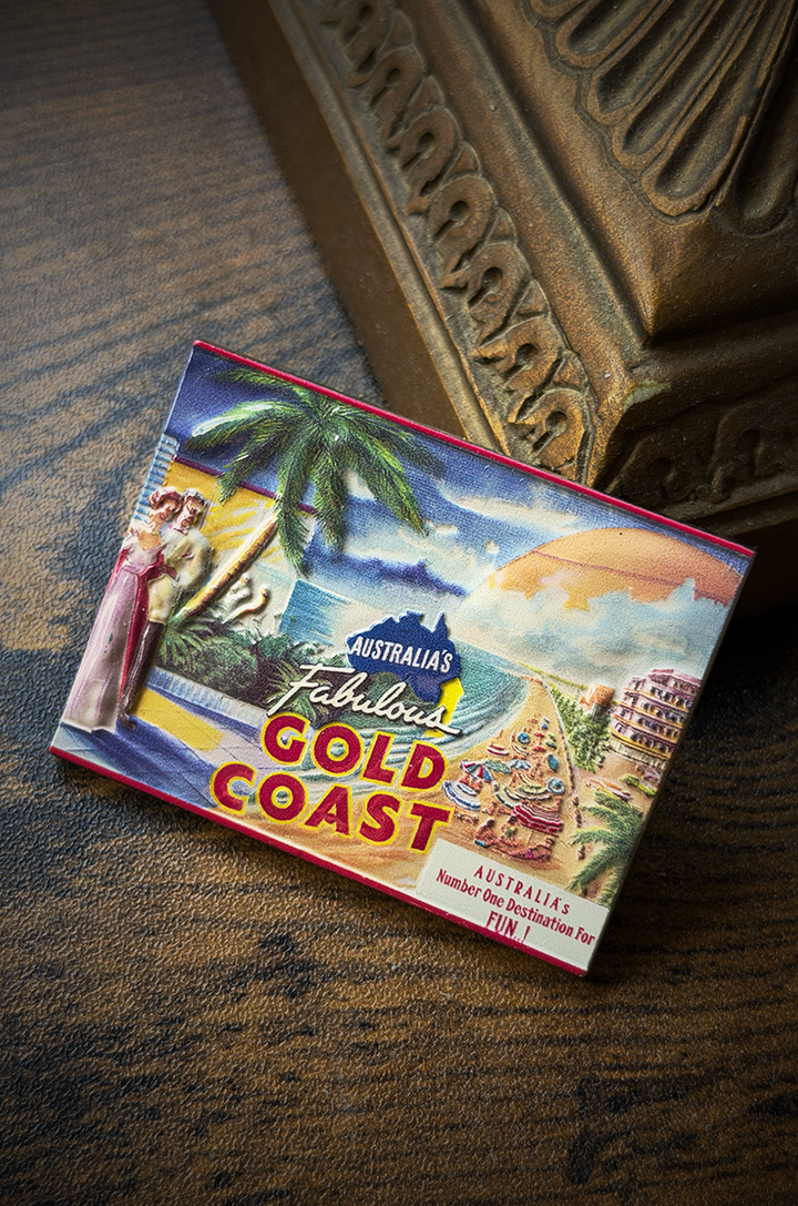 Wish You Were Here Follies Brooch (Gold Coast)