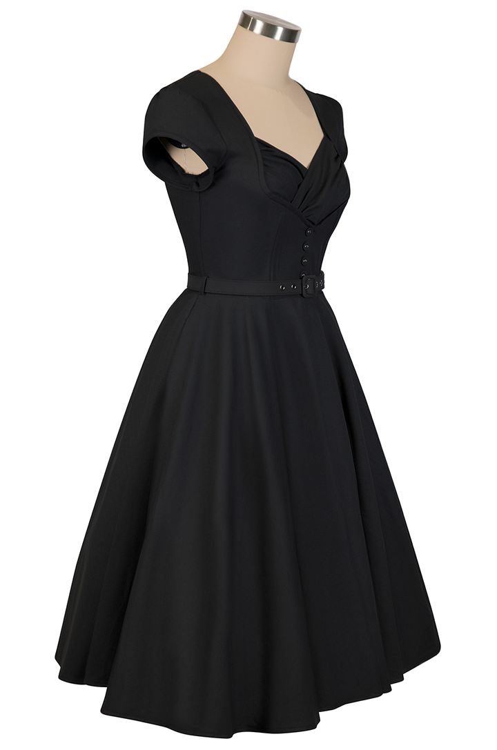 Office Affair Button Front Dress