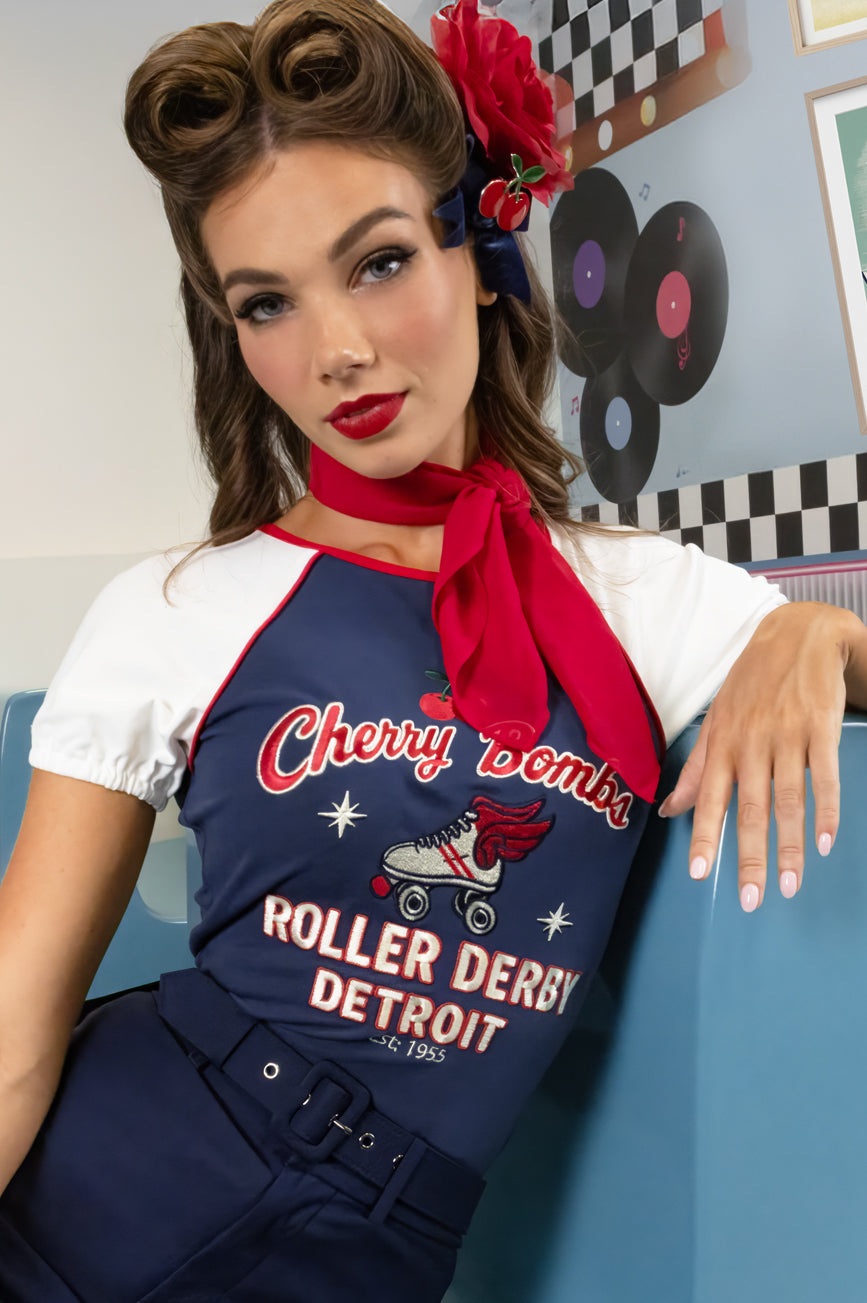 Cherry Bomb Roller Derby T-Shirt