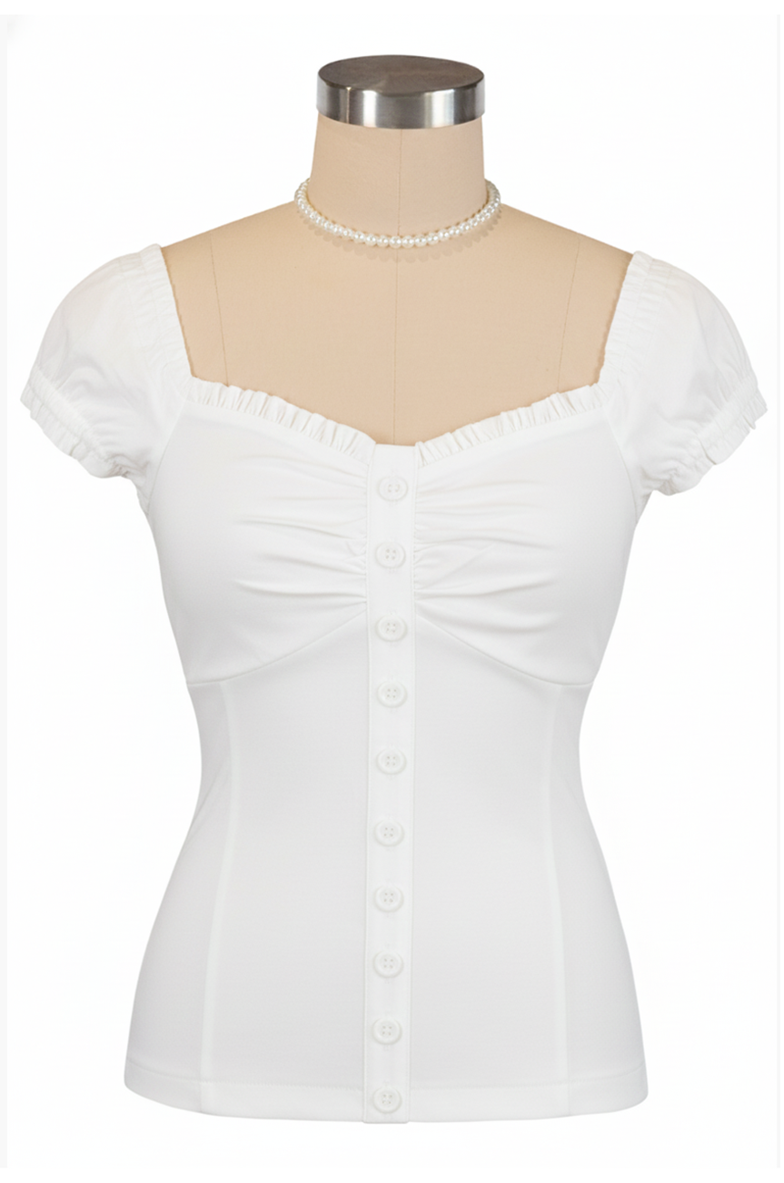 Cherry Bomb Classic Camisole (Off White)