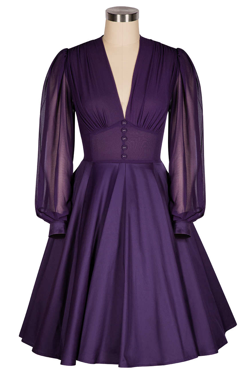 La Fleur Mystique Classic Dress (Purple)
