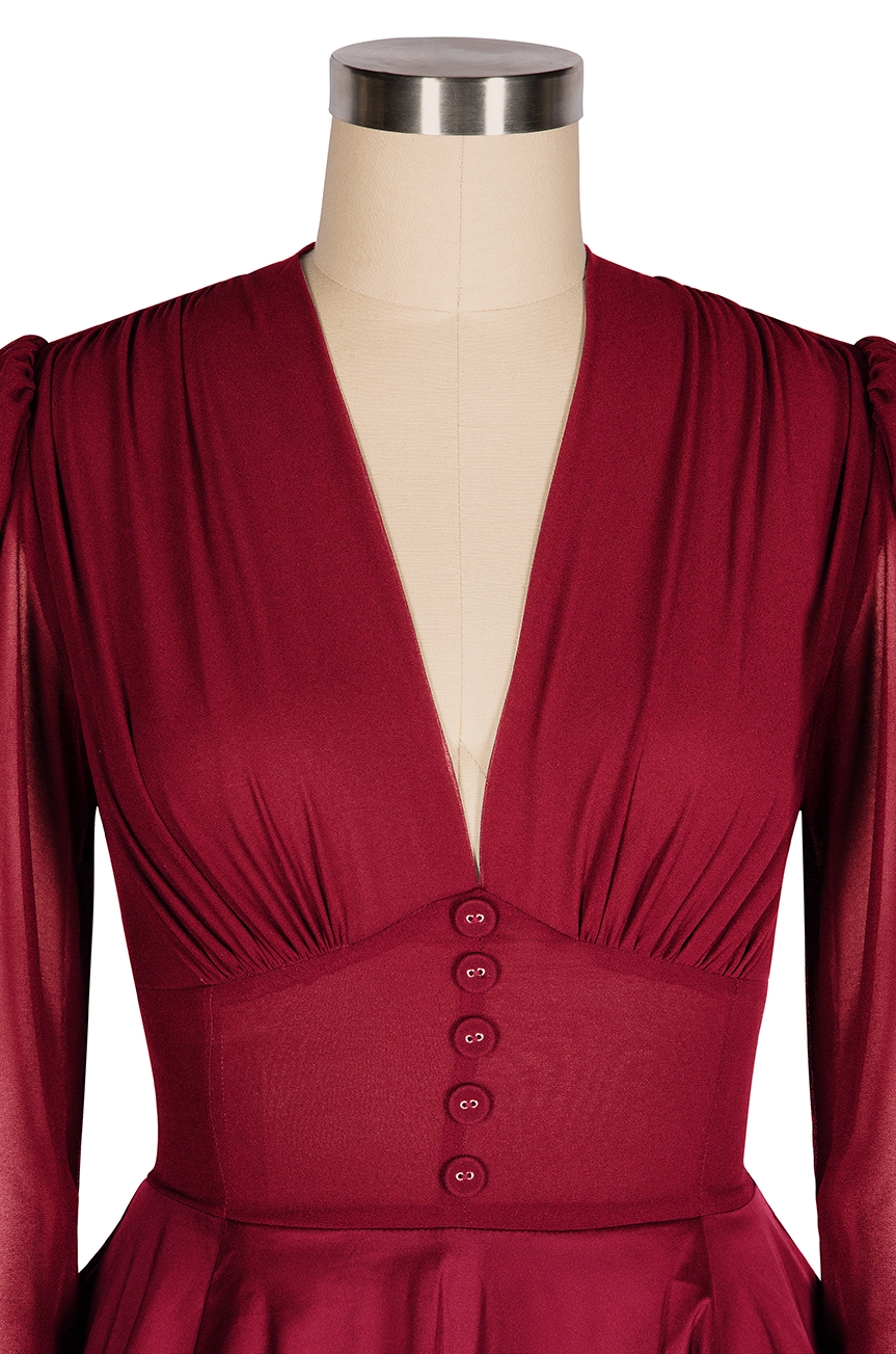 La Fleur Mystique Classic Dress (Red)