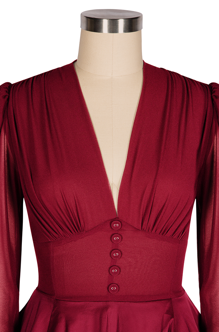 La Fleur Mystique Classic Dress (Red)
