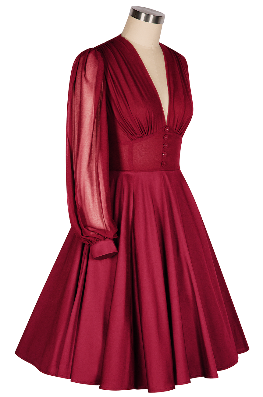 La Fleur Mystique Classic Dress (Red)