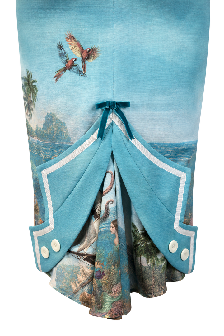 Mermaid and The Monster Wiggle Dress (Print)