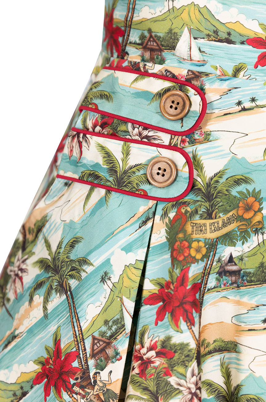 Tiki Island Full Skirt